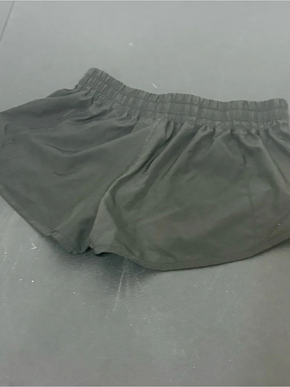 CAMP OZARK Youth Black Athletic Running Shorts Logo Size L